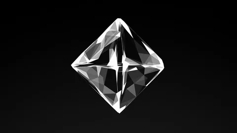 Model of platonic figure, abstract geometric composition Stock Footage 85961983