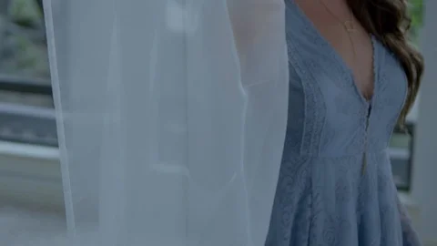 Model poses in a luxurious home Видео 89603785