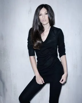 Model posing in studio Stock Photos