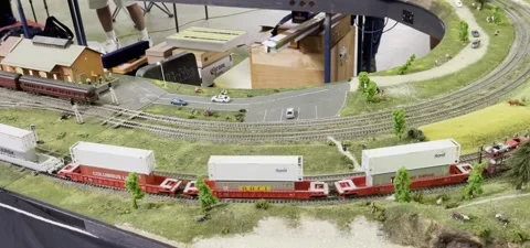 Model Railways Exhibition Stock Footage 153345858