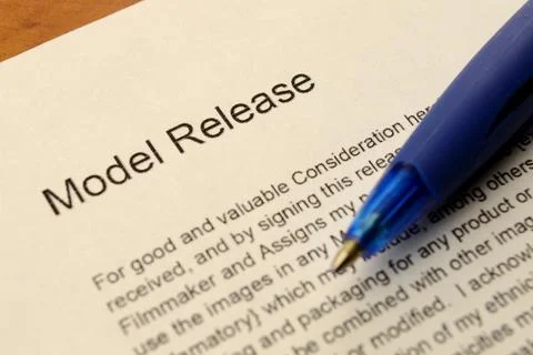 Model Release Form Stock Photos