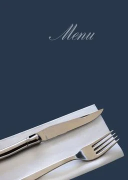 Model of restaurant menu Stock Photos