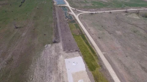 Model Rocket Launch from Drone Video stock 101551907