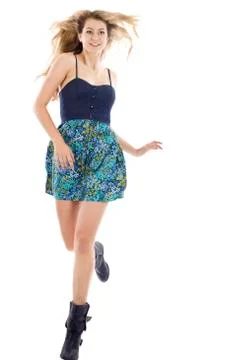 Model Running Stock Photos