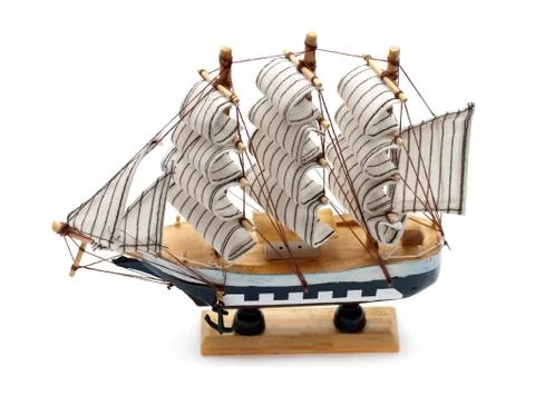 Model of sailboat Stock Photos