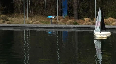 Model sailboating Stock-Footage 1848368