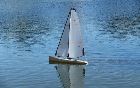 Model Sailing Boat. Stock Photos