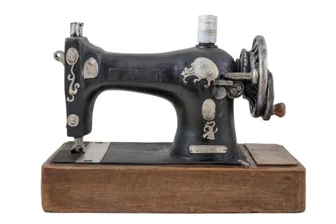 Model of sewing machine Stock Photos