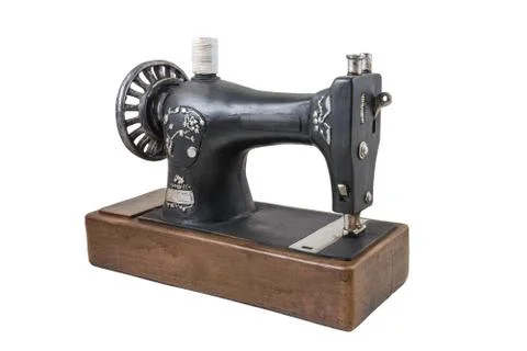 Model of sewing machine Stock Photos