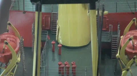 Model of the ship Stock Footage 10601024