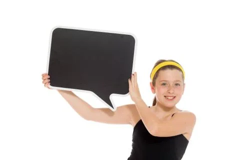 Model shot in studio on white Stock Photos