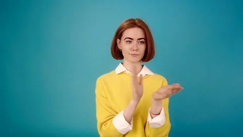 Model showing emotion of disgust Видео 157704283