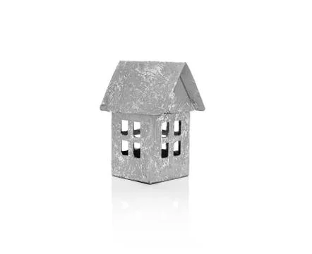 Model of a small house. Stock Photos