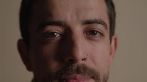 Model Smiles In Studio Stock Footage 270396684