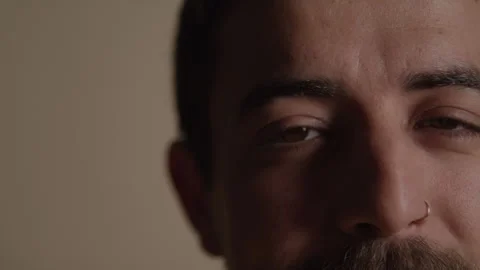 Model Smiles In Studio Stock Footage 270396694