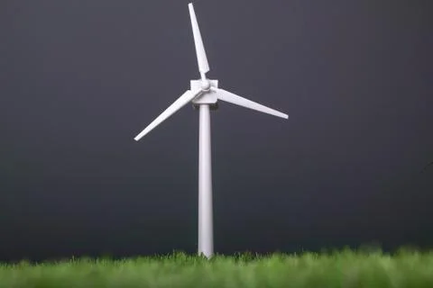Model of solar windmill Stock Photos