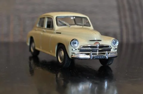 Model of the Soviet Machine Stock Photos