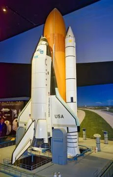 Model of the Space Shuttle Columbia Stock Photos