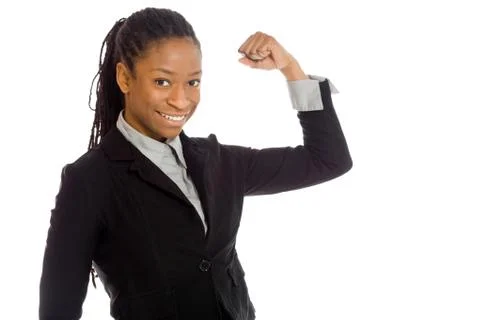Model strength arm curl Stock Photos