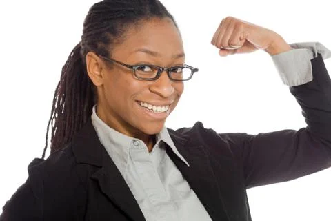 Model strength arm curl Stock Photos