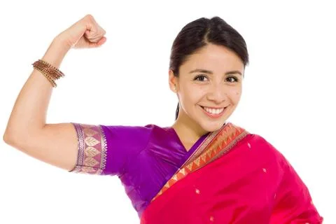 Model strength arm curl Stock Photos