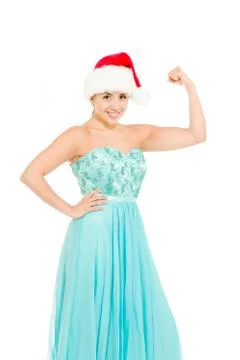 Model strength arm curl Stock Photos