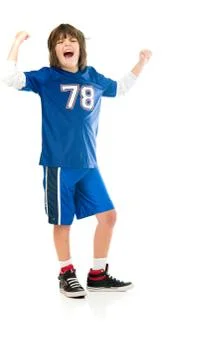 Model in studio isolated on white background full length Stock Photos