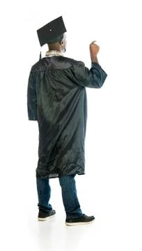 Model in studio isolated on white background full length Stock Photos