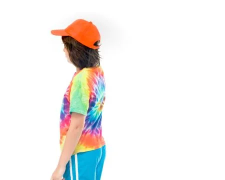 Model in studio isolated on white background medium shot Stock Photos