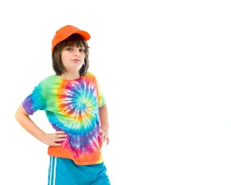 Model in studio isolated on white background medium shot Stock Photos