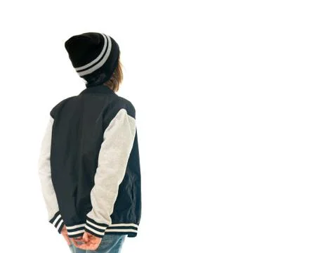 Model in studio isolated on white background medium shot Stock Photos