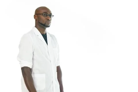 Model in studio isolated on white background medium shot Stock Photos