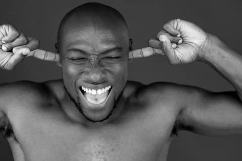 Model in studio isolated on white background medium shot Stock Photos