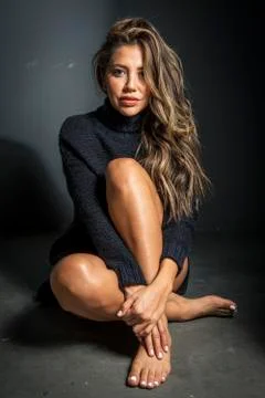 Model in studio Stock Photos