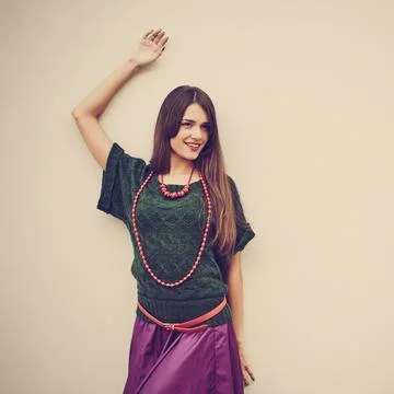 Model in stylish clothes Stock Photos