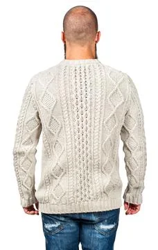 Model in sweater Foto stock