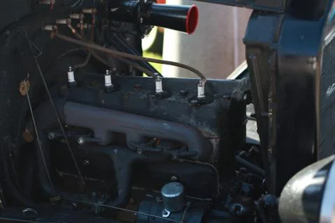 Model t ford engine Stock Photos