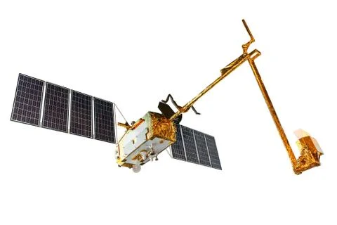 Model of Telecommunication Satellite Stock-Fotos