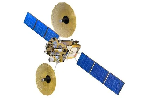 Model of Telecommunication Satellite Stock-Fotos