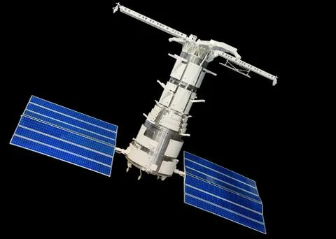 Model of Telecommunication Satellite 写真素材