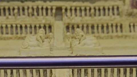 A model of a temple Stock Footage 291931024