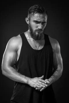 Model Tests For Handsome Man Stock Photos