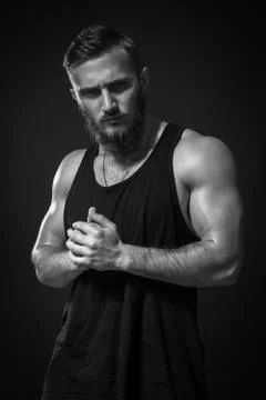 Model Tests For Handsome Man Stock Photos