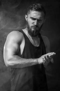 Model Tests For Handsome Man Stock Photos