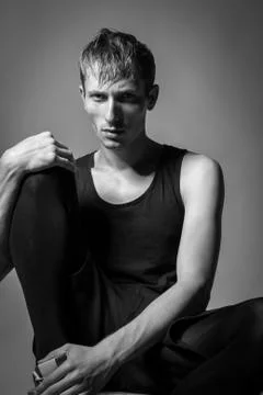Model Tests For Handsome Man Stock Photos
