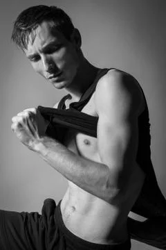 Model Tests For Handsome Man Stock Photos