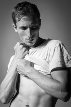 Model Tests For Handsome Man Stock Photos