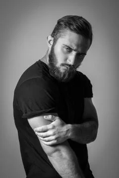 Model Tests For Handsome Man Stock Photos