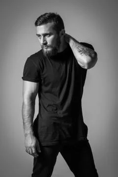 Model Tests For Handsome Man Stock Photos