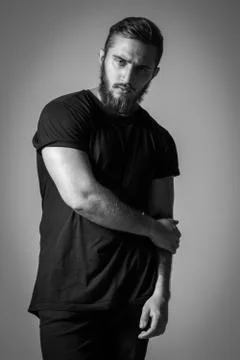 Model Tests For Handsome Man Stock Photos